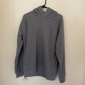 BR Factory Fleece Hoodie, Gray, Medium